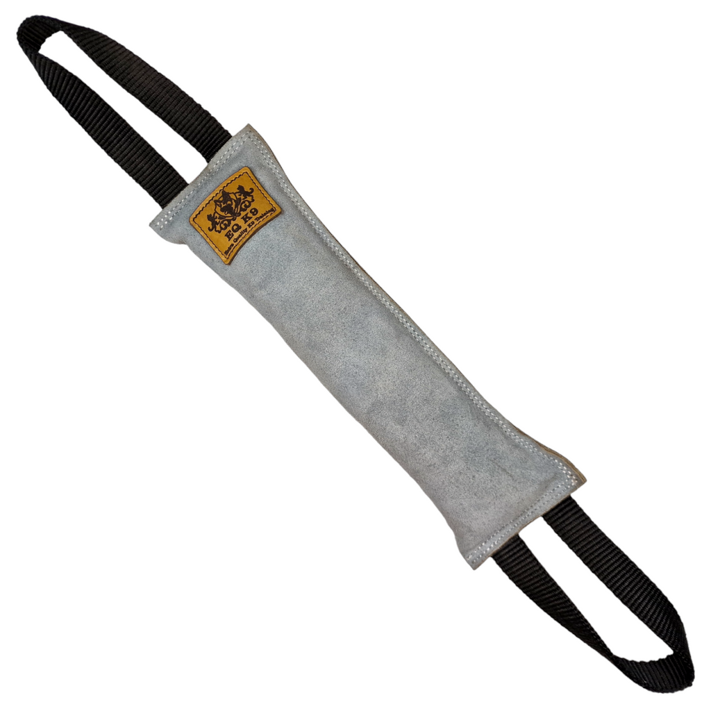 EQ K9 Leather Dog Tug with 2 Handles image 0