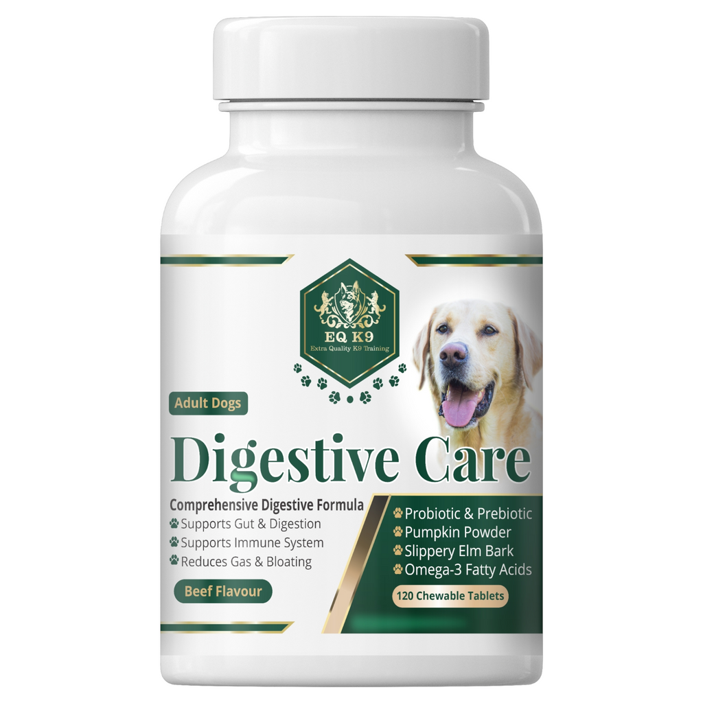 EQ K9 Prebiotics & Probiotics for Dogs, 120 Comprehensive Digestive Care Tablets image 0