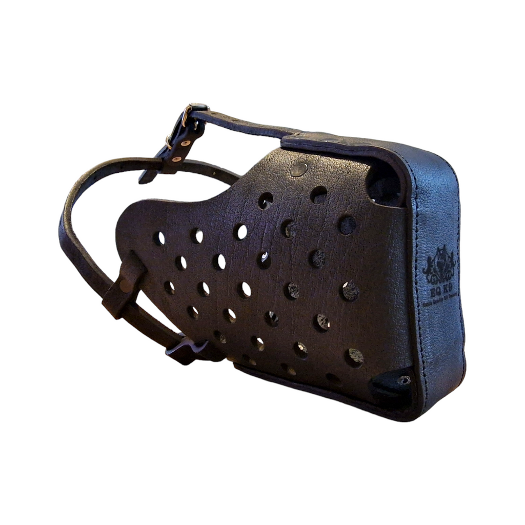 EQ K9 Leather Muzzle for Defence, Training, Police Dogs image 5