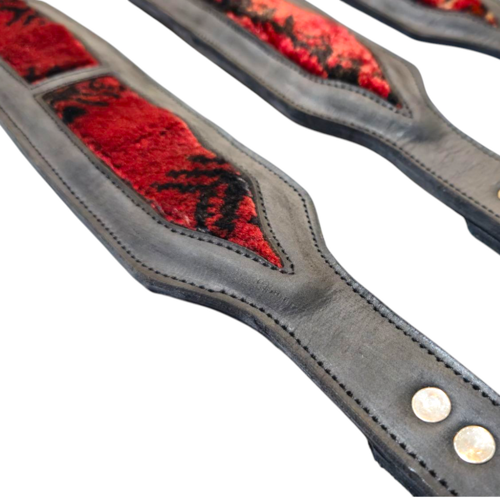 EQ K9 Imperial Collar – Handwoven Persian Rug & Leather image 9