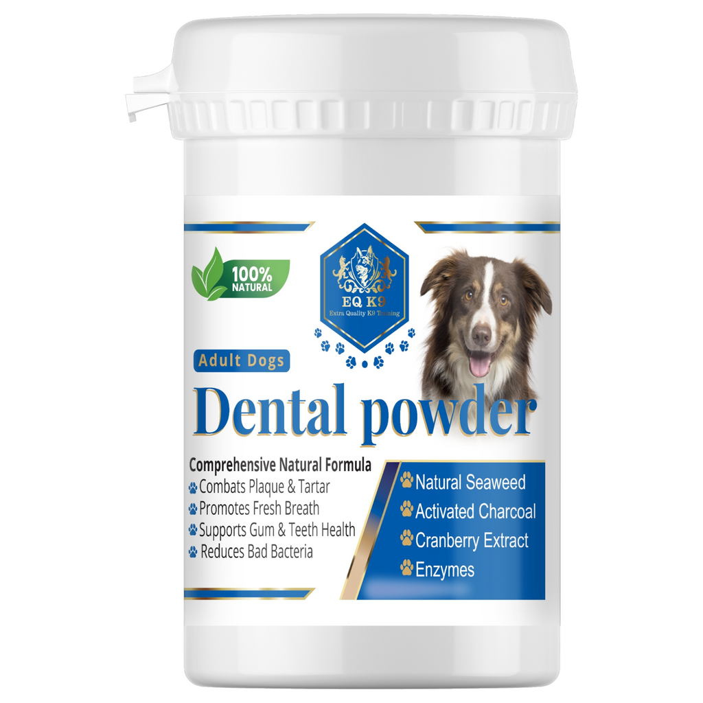 EQ K9 Dental Powder for Dogs | Natural Plaque & Tartar Remover | 70g image 0