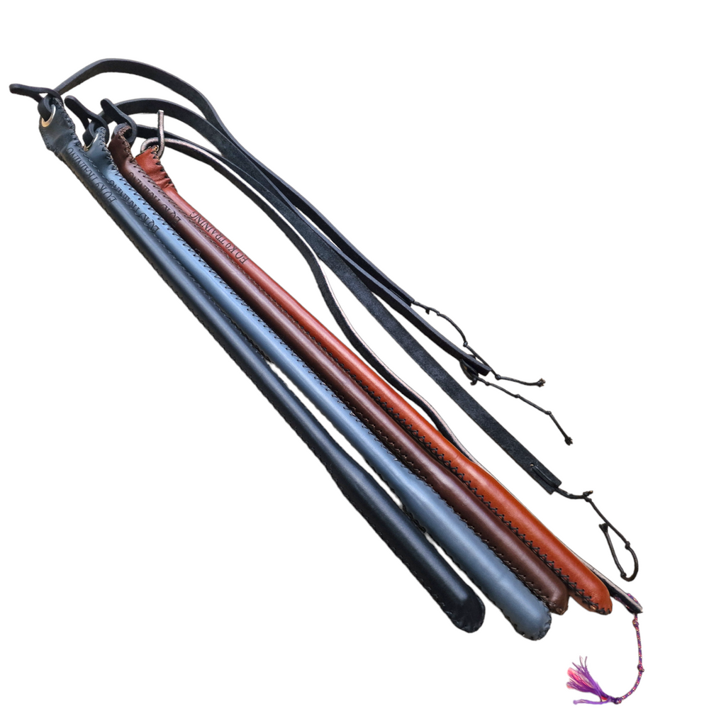 EQ K9 Agitation Whip - 55cm - Handmade Leather - For IGP-Schutzhund-Police Sport image 6
